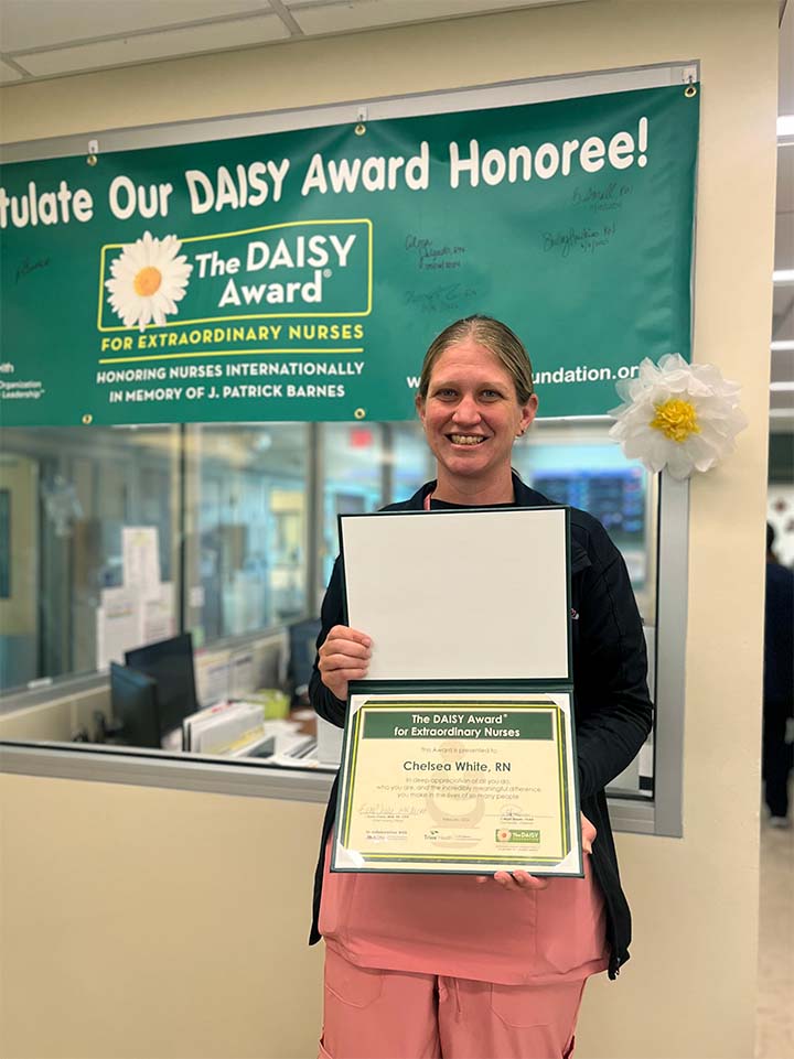 Trios Health Names Chelsea White as DAISY Award® for Extraordinary Nurses Recipient